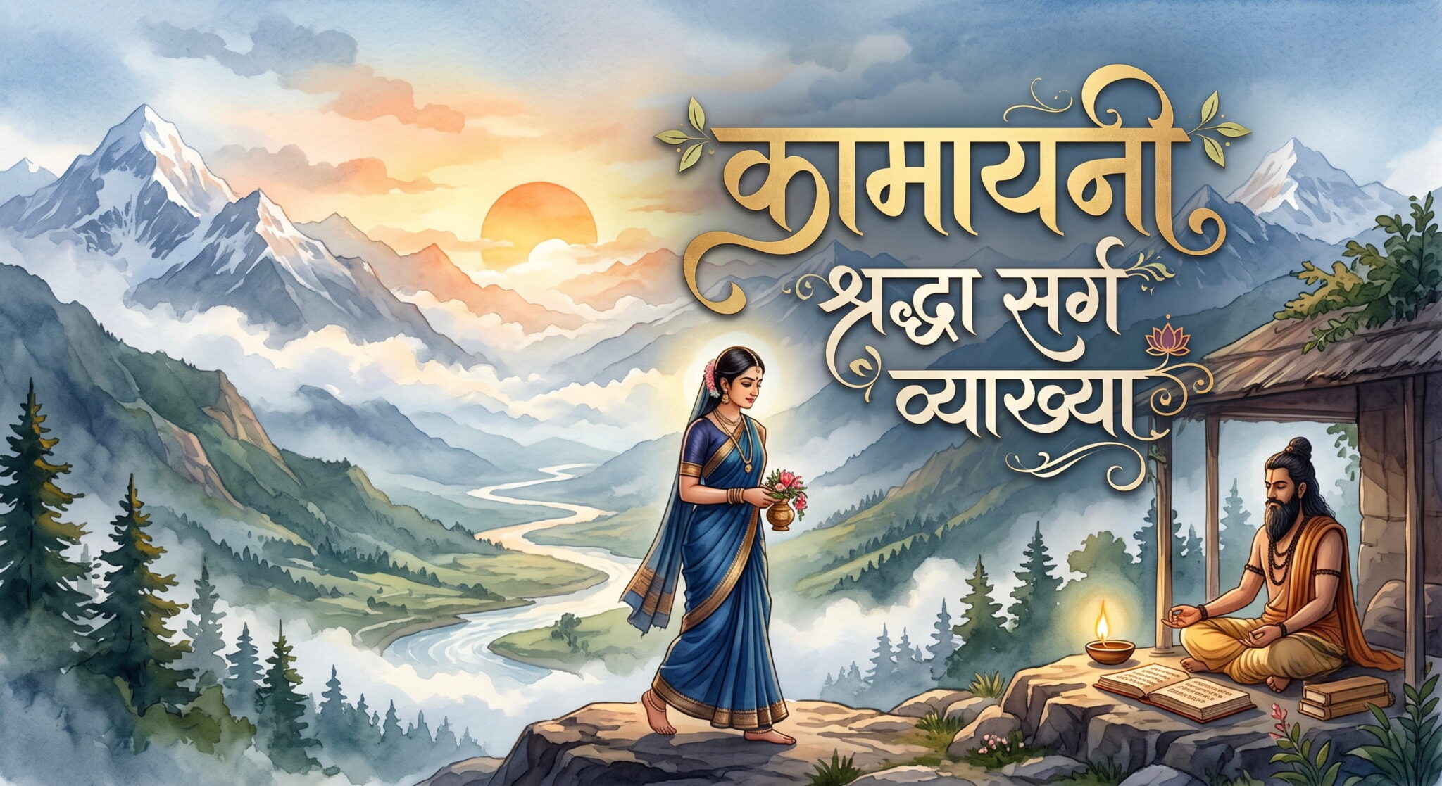 कामायनी श्रद्धा सर्ग व्याख्या